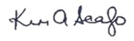 Kim Scalzo signature